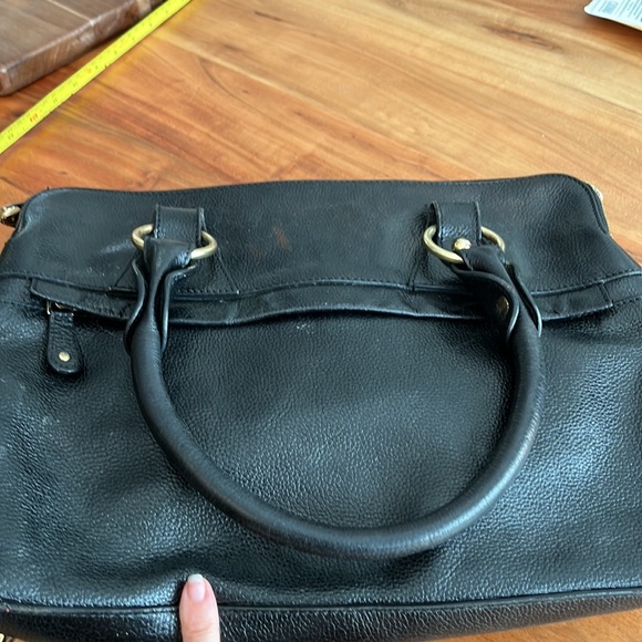 Modalu London Black Leather Handbag - Picture 12 of 14